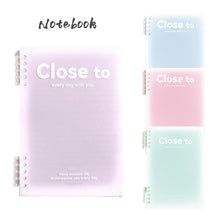 Load image into Gallery viewer, A5 Simple Gradation Spiral Notebook 60 Sheets/120 Pages Memo Journal Diary Notebook Spiral Design for Students Stationery Office Business
