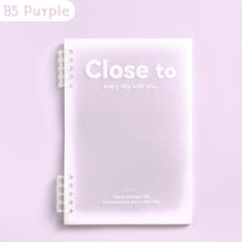 Load image into Gallery viewer, A5 Simple Gradation Spiral Notebook 60 Sheets/120 Pages Memo Journal Diary Notebook Spiral Design for Students Stationery Office Business
