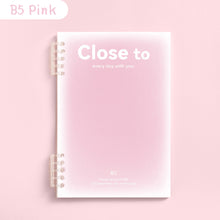 Load image into Gallery viewer, A5 Simple Gradation Spiral Notebook 60 Sheets/120 Pages Memo Journal Diary Notebook Spiral Design for Students Stationery Office Business

