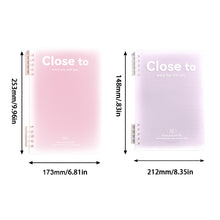 Load image into Gallery viewer, A5 Simple Gradation Spiral Notebook 60 Sheets/120 Pages Memo Journal Diary Notebook Spiral Design for Students Stationery Office Business
