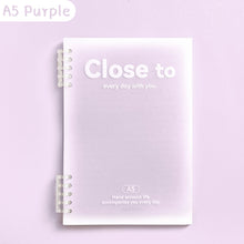 Load image into Gallery viewer, A5 Simple Gradation Spiral Notebook 60 Sheets/120 Pages Memo Journal Diary Notebook Spiral Design for Students Stationery Office Business
