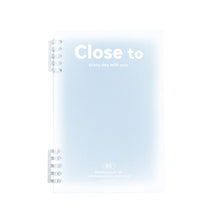 Load image into Gallery viewer, A5 Simple Gradation Spiral Notebook 60 Sheets/120 Pages Memo Journal Diary Notebook Spiral Design for Students Stationery Office Business
