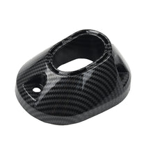 Load image into Gallery viewer, Motorcycle Muffler Tip Cover Glossy Carbon Fiber Black Exhaust Tip Garnish Accessories For Honda Click 160 ABS
