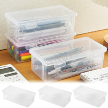 Load image into Gallery viewer, Large Capacity Plastic Pencil Case Lightweight Pencil Box Pen Storage Students School Stationery Supplies
