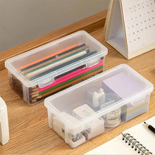 Load image into Gallery viewer, Large Capacity Plastic Pencil Case Lightweight Pencil Box Pen Storage Students School Stationery Supplies

