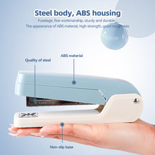 Load image into Gallery viewer, Large Rotatable Stapler For Students Home Office Use Stapling Machine Strong Clutch Large Capacity Staple Extractor
