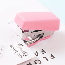 Load image into Gallery viewer, Mini Color Metal Stapler Set With Staples Binding Tools Stationery Office School Student Supplies Gifts
