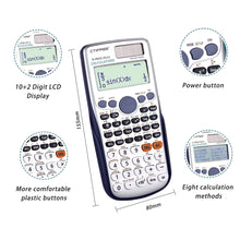 Load image into Gallery viewer, Calculator for 991ES-PLUS Original Scientific Calculator 417 Functions For High School University Students Office Coin Battery
