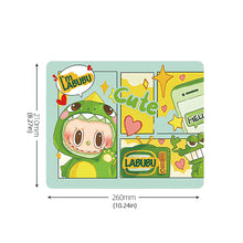 Load image into Gallery viewer, Labubu Mouse Pad Large Keyboard Mouse Desk Pad Computer Locking Edge Non-slip Rubber Gaming Mouse Pad Laptop Mouse Carpet
