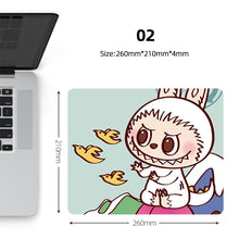 Load image into Gallery viewer, Labubu Mouse Pad Large Keyboard Mouse Desk Pad Computer Locking Edge Non-slip Rubber Gaming Mouse Pad Laptop Mouse Carpet
