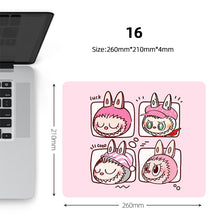 Load image into Gallery viewer, Labubu Mouse Pad Large Keyboard Mouse Desk Pad Computer Locking Edge Non-slip Rubber Gaming Mouse Pad Laptop Mouse Carpet
