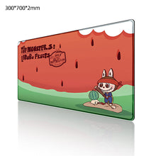 Load image into Gallery viewer, Labubu Mouse Pad Large Keyboard Mouse Desk Pad Computer Locking Edge Non-slip Rubber Gaming Mouse Pad Laptop Mouse Carpet
