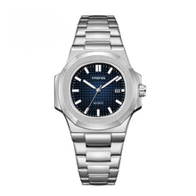Load image into Gallery viewer, TPOFHS 2024 New Men's Watches Fashion Date Stainless Steel Quartz Watch Luxury Square Waterproof Wristwatch For Business Men
