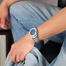 Load image into Gallery viewer, TPOFHS 2024 New Men's Watches Fashion Date Stainless Steel Quartz Watch Luxury Square Waterproof Wristwatch For Business Men
