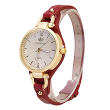 Load image into Gallery viewer, High Quality Women Watch Round Dial Quartz Watches Thin Leather Strap Wristwatch Ladies Fashion Casual Clock Gift
