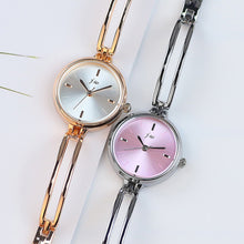 Load image into Gallery viewer, Luxury Watch For Women Rose Gold Ladies Wristwatches Small Dial Quartz Watches Elegant Fashion Female Bracelet Gifts
