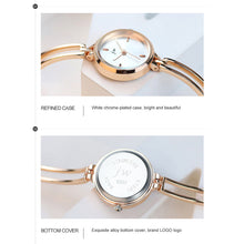 Load image into Gallery viewer, Luxury Watch For Women Rose Gold Ladies Wristwatches Small Dial Quartz Watches Elegant Fashion Female Bracelet Gifts
