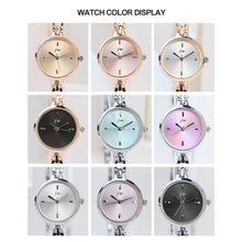 Load image into Gallery viewer, Luxury Watch For Women Rose Gold Ladies Wristwatches Small Dial Quartz Watches Elegant Fashion Female Bracelet Gifts

