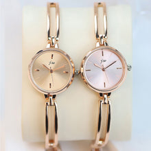 Load image into Gallery viewer, Luxury Watch For Women Rose Gold Ladies Wristwatches Small Dial Quartz Watches Elegant Fashion Female Bracelet Gifts
