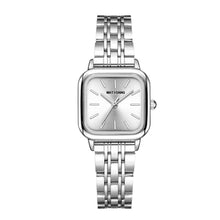 Load image into Gallery viewer, Luxury Women Watch Fashion Ladies Square Quartz Wristwatch Adjustable Bamboo Steel Belt Watches Female Beautiful Gifts Clock
