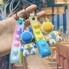 Load image into Gallery viewer, Car Key Chain Pendant Cartoon Space Dragon Rabbit Pendant Keychain Delicate Simple Key Chain for Girls Couple Bag Gifts
