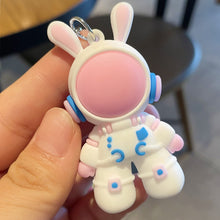Load image into Gallery viewer, Car Key Chain Pendant Cartoon Space Dragon Rabbit Pendant Keychain Delicate Simple Key Chain for Girls Couple Bag Gifts
