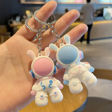 Load image into Gallery viewer, Car Key Chain Pendant Cartoon Space Dragon Rabbit Pendant Keychain Delicate Simple Key Chain for Girls Couple Bag Gifts

