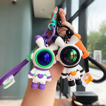 Load image into Gallery viewer, Car Key Chain Pendant Cartoon Space Rabbit Heart Pendant Keychain Delicate Simple Key Chain for Girls Couple Bag Gifts
