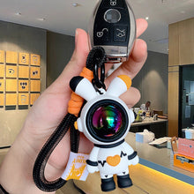 Load image into Gallery viewer, Car Key Chain Pendant Cartoon Space Rabbit Heart Pendant Keychain Delicate Simple Key Chain for Girls Couple Bag Gifts
