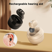 Load image into Gallery viewer, Mini Rechargeable Hearing Aids Digital Hearing Aid Sound Amplifier for Deafness Elderly High Power Noise Reduction
