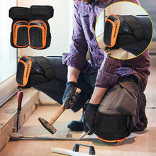 Load image into Gallery viewer, 1Pair Professional Heavy Duty EVA Foam Padding Knee Pads with Comfortable Gel Cushion Adjustable Straps for Working Gardning
