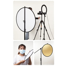 Load image into Gallery viewer, Reflector 5in1 2in1 30CM 60CM 80CM 110CM Silver White Gold Portable Collapsible Soft Light Round Photography for Studio
