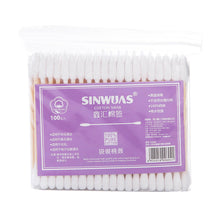 Load image into Gallery viewer, 100pcs Pack Double Head Cotton Swab Women Makeup Cotton Buds Tip For Medical Wood Sticks Nose Ears Cleaning Health Care Tools
