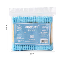 Load image into Gallery viewer, 100pcs Pack Double Head Cotton Swab Women Makeup Cotton Buds Tip For Medical Wood Sticks Nose Ears Cleaning Health Care Tools

