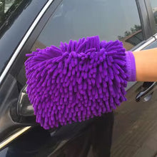 Load image into Gallery viewer, Car Wash Gloves Care Cleaning Washing Brush Microfiber Coral Velvet Chenille Pad For Vehicle Cleaning Tool
