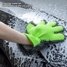 Load image into Gallery viewer, Microfiber Car Cleaning Wash Hand Gloves Chenille Car Gloves Coral Car Wash Tools
