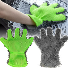 Load image into Gallery viewer, Microfiber Car Cleaning Wash Hand Gloves Chenille Car Gloves Coral Car Wash Tools
