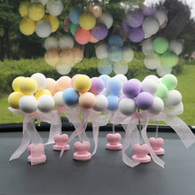 Load image into Gallery viewer, Car Interior Shaking Head Ballons Heart Ornament Decoration with Spring Shake Head Decor Double-sided Tape
