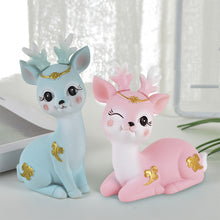 Load image into Gallery viewer, 2Pcs/Set Car Dashboard Ornaments Romance Deer Gifts Car Center Console Decoration Auto Interior Accessories for Woman
