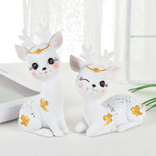 Load image into Gallery viewer, 2Pcs/Set Car Dashboard Ornaments Romance Deer Gifts Car Center Console Decoration Auto Interior Accessories for Woman
