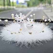 Load image into Gallery viewer, 2Pcs/Set Car Dashboard Ornaments Romance Deer Gifts Car Center Console Decoration Auto Interior Accessories for Woman
