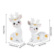 Load image into Gallery viewer, 2Pcs/Set Car Dashboard Ornaments Romance Deer Gifts Car Center Console Decoration Auto Interior Accessories for Woman
