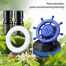 Load image into Gallery viewer, Creative Car Central Control Air Freshener Mini Solar Rotate Rudder Decoration Car Perfume Air Freshener Fragrance Ornament
