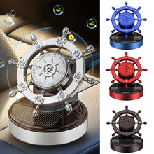 Load image into Gallery viewer, Creative Car Central Control Air Freshener Mini Solar Rotate Rudder Decoration Car Perfume Air Freshener Fragrance Ornament
