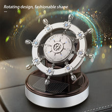Load image into Gallery viewer, Creative Car Central Control Air Freshener Mini Solar Rotate Rudder Decoration Car Perfume Air Freshener Fragrance Ornament
