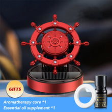 Load image into Gallery viewer, Creative Car Central Control Air Freshener Mini Solar Rotate Rudder Decoration Car Perfume Air Freshener Fragrance Ornament
