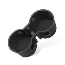 Load image into Gallery viewer, Car Interior Center Console TPE Water Cup Holder Insert with Car Key Card Slot For Tesla Model Y 2021 2022 2023 2024 Model 3 2017-0223
