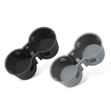 Load image into Gallery viewer, Car Interior Center Console TPE Water Cup Holder Insert with Car Key Card Slot For Tesla Model Y 2021 2022 2023 2024 Model 3 2017-0223
