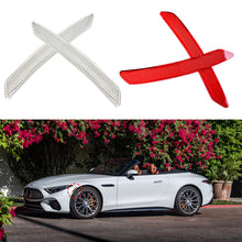 Load image into Gallery viewer, 2Pcs Car Reflective Side Marker Sticker Warning Tape Strips Car Exterior Wheel Eyebrow Stickers Automotive Reflector Stickers

