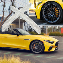 Load image into Gallery viewer, 2Pcs Car Reflective Side Marker Sticker Warning Tape Strips Car Exterior Wheel Eyebrow Stickers Automotive Reflector Stickers

